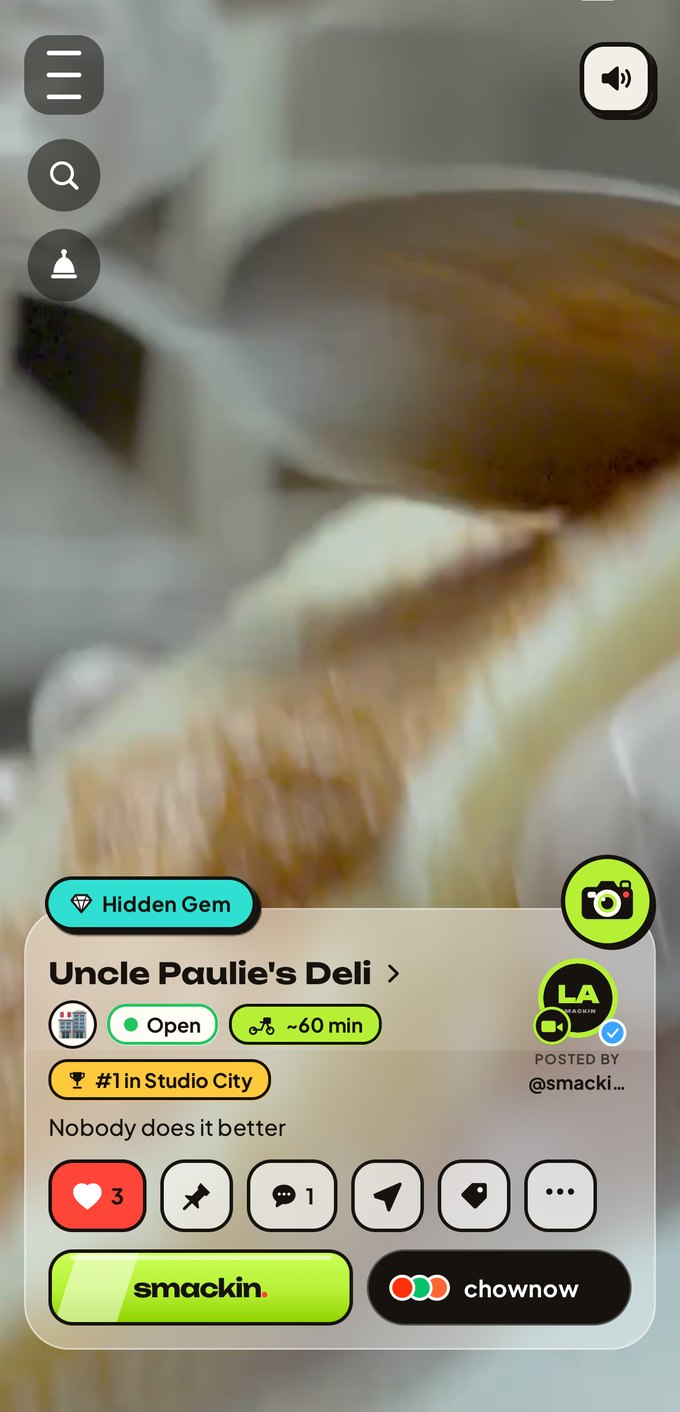 Scrolling the smackin feed — a real clip from a local kitchen